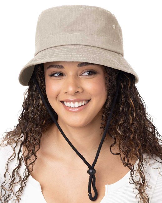 Big Accessories BA643 Lariat Boonie Hat Doba OS KHAKI